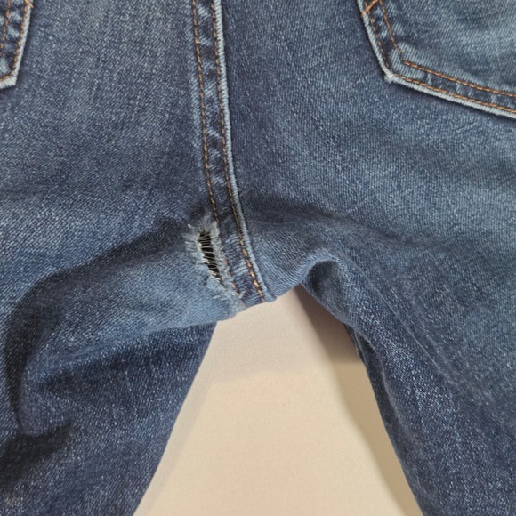 Hollister Epic Flex Mens‎ Skinny Jeans Dark Wash W34 L32 Damaged Crutch - Picture 10 of 14